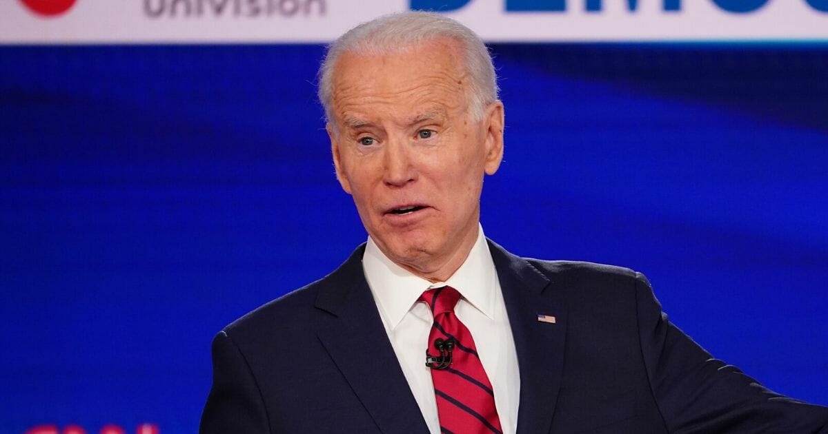 Former Vice President Joe Biden, pictured on stage during a March 15 debate with Vermont Sen. Bernie Sanders, is likely to be facing more questions about what he knew and when he knew it when it comes to the investigation of former Trump National Security Advisor Michael Flynn.