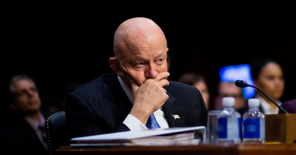 Former Director of National Intelligence James Clapper appears before the Senate Judiciary Committee's Subcommittee on Crime and Terrorism in May 2017.