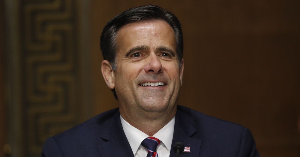 Republican Rep. John Ratcliffe of Texas testifies before a Senate Intelligence Committee nomination hearing on Capitol Hill in Washington, D.C., on May 5, 2020.