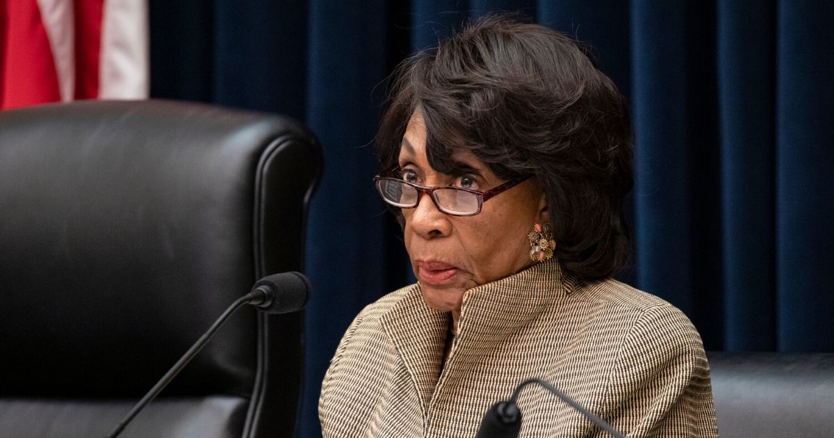 Democratic Rep. Maxine Waters of California, the chairwoman of the House Financial Services Committee, questions former members of the Wells Fargo Board of Directors Elizabeth Duke and James Quigley during a committee hearing on March 11, 2020, in Washington, D.C.