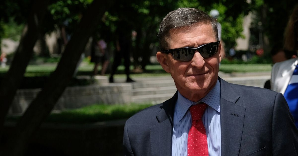 Michael Flynn, President Donald Trump's former national security advisor, leaves the E. Barrett Prettyman U.S. Courthouse on June 24, 2019, in Washington, D.C.