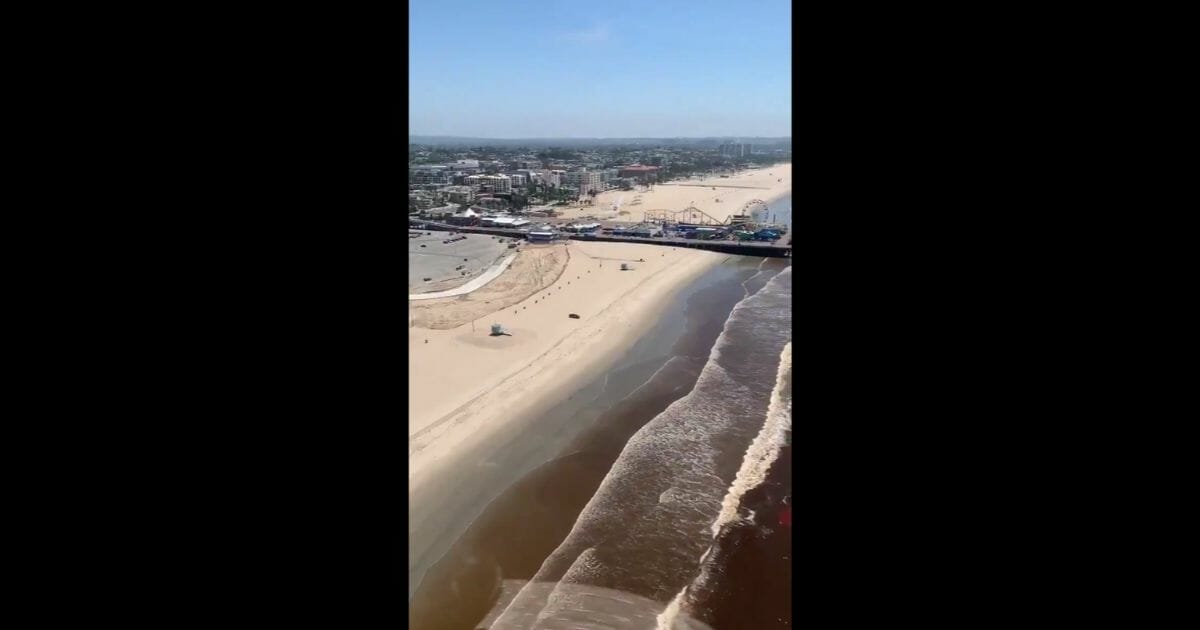 Jeff Gorell, a deputy mayor of Los Angeles, tweeted out a video on Saturday showing some of California's empty beaches.