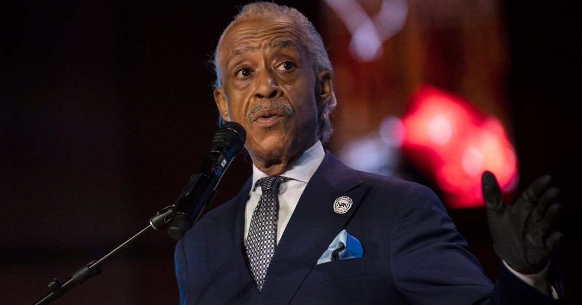 Rev. Al Sharpton performs a eulogy during a memorial service for George Floyd at North Central University on June 4, 2020, in Minneapolis, Minnesota.
