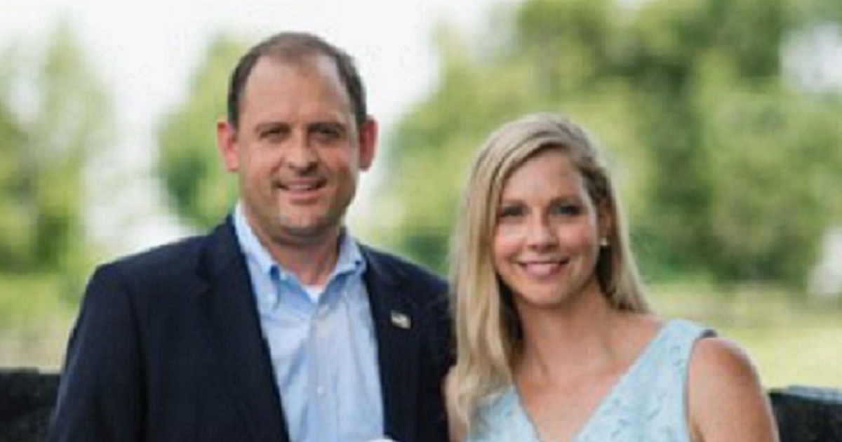 U.S. Rep. Andy Carr is pictured with his wife, Carold, in a Twitter post published for Mother's Day.