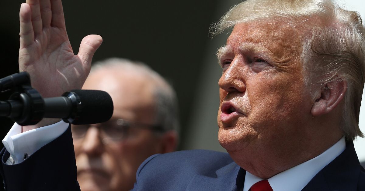 President Donald Trump speaks during a news conference in the Rose Garden at the White House June 5, 2020, in Washington, D.C.