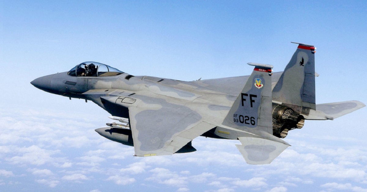 A U.S. Air Force F-15C fighter jet is pictured in a stock photo from Wikipedia.