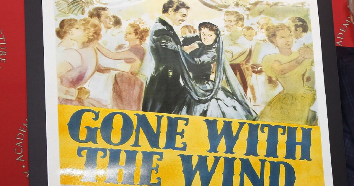 A movie poster from the original release of "Gone With the Wind."