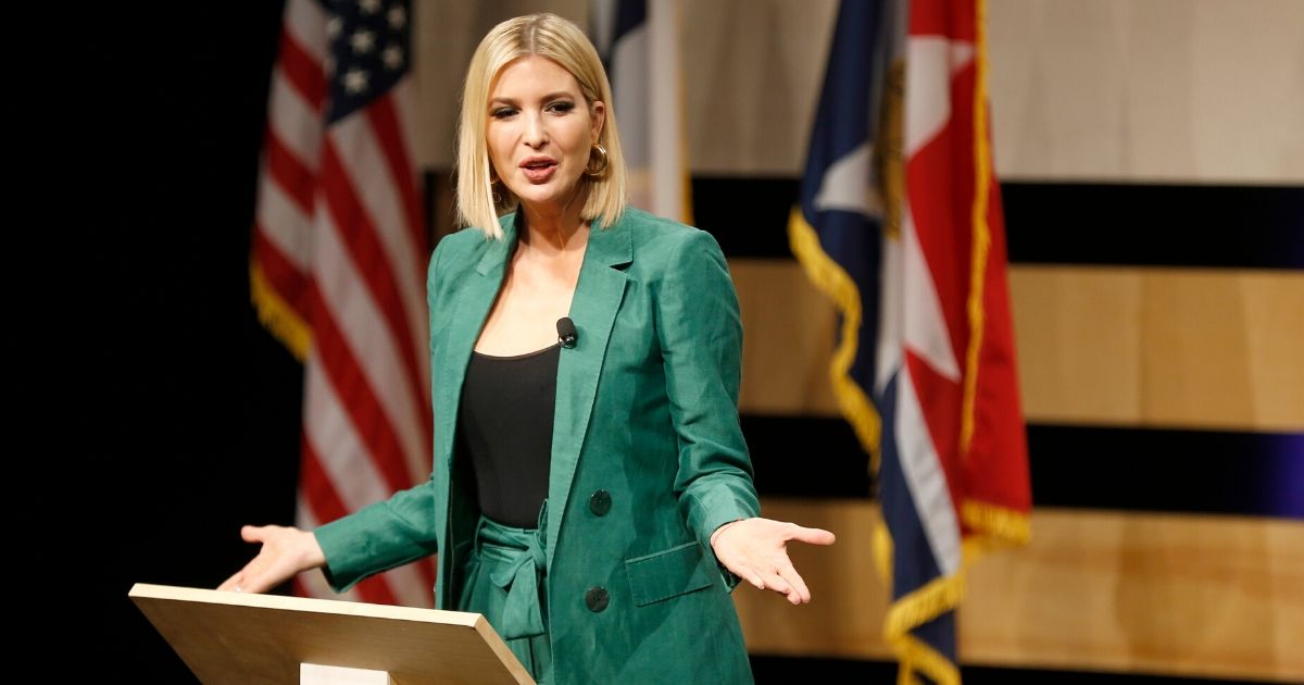 White House adviser Ivanka Trump speaks before the signing of the White Houses Pledge to Americas Workers at El Centro community college on Oct. 3, 2019, in Dallas, Texas.