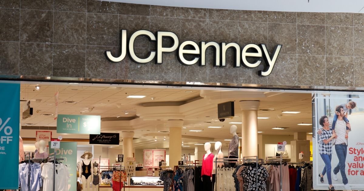 A JC Penney store is seen above.