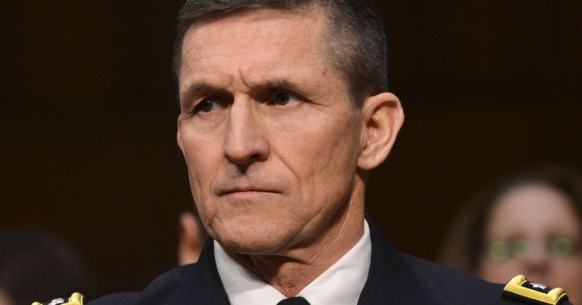 Then-Defense Intelligence Agency Director Lt. Gen. Michael Flynn testifying to Congress