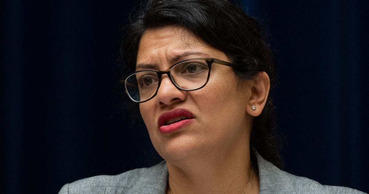 Democratic Rep. Rashida Tlaib of Michigan speaks during a House Oversight and Reform Committee hearing on Capitol Hill in Washington on July 18, 2019.