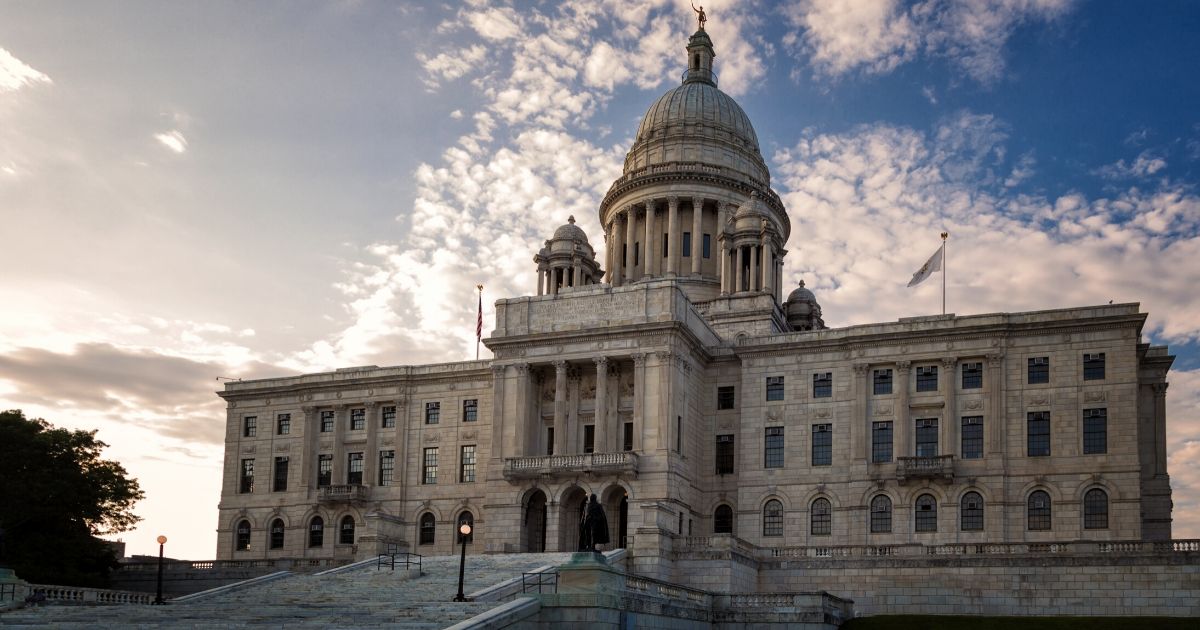 The Rhode Island State House.