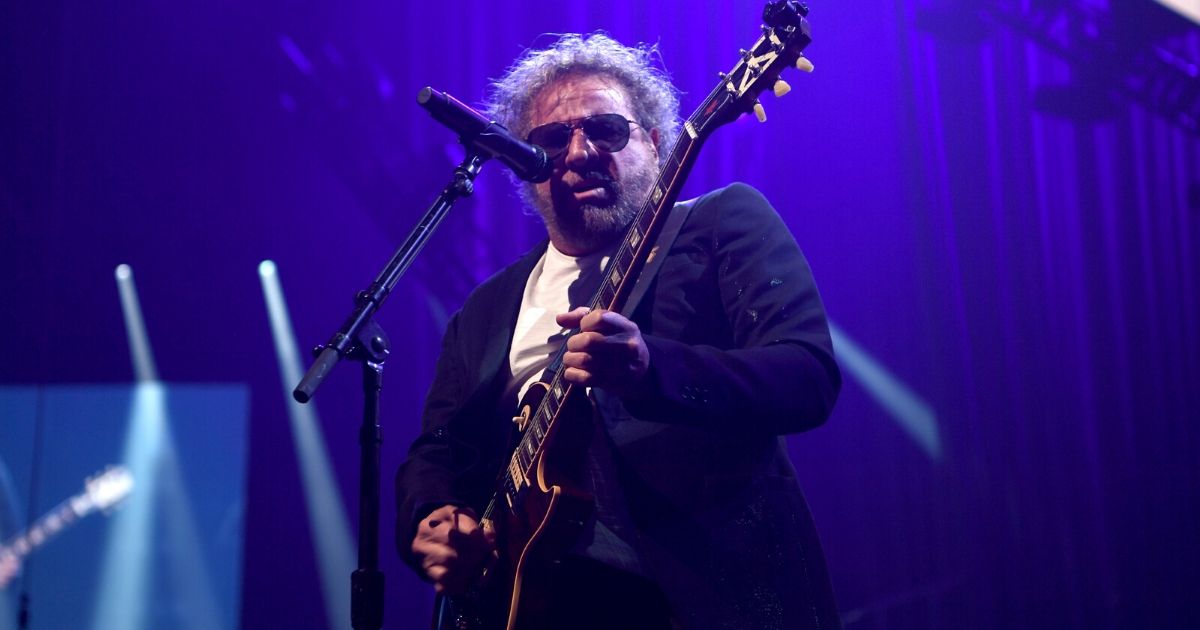 Sammy Hagar performs onstage at the 24th annual Keep Memory Alive "Power of Love Gala" benefit for the Cleveland Clinic Lou Ruvo Center for Brain Health at MGM Grand Garden Arena on March 7, 2020, in Las Vegas, Nevada.