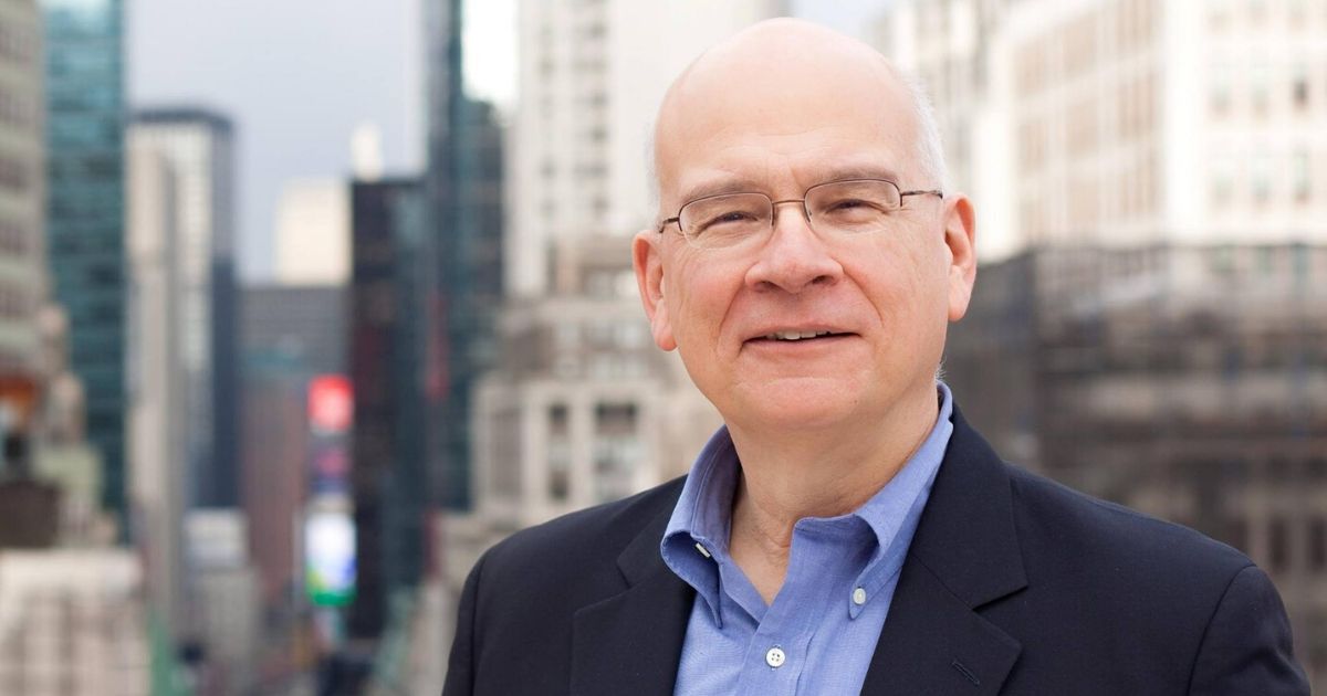 Pastor and author Tim Keller, who was recently diagnosed with pancreatic cancer.