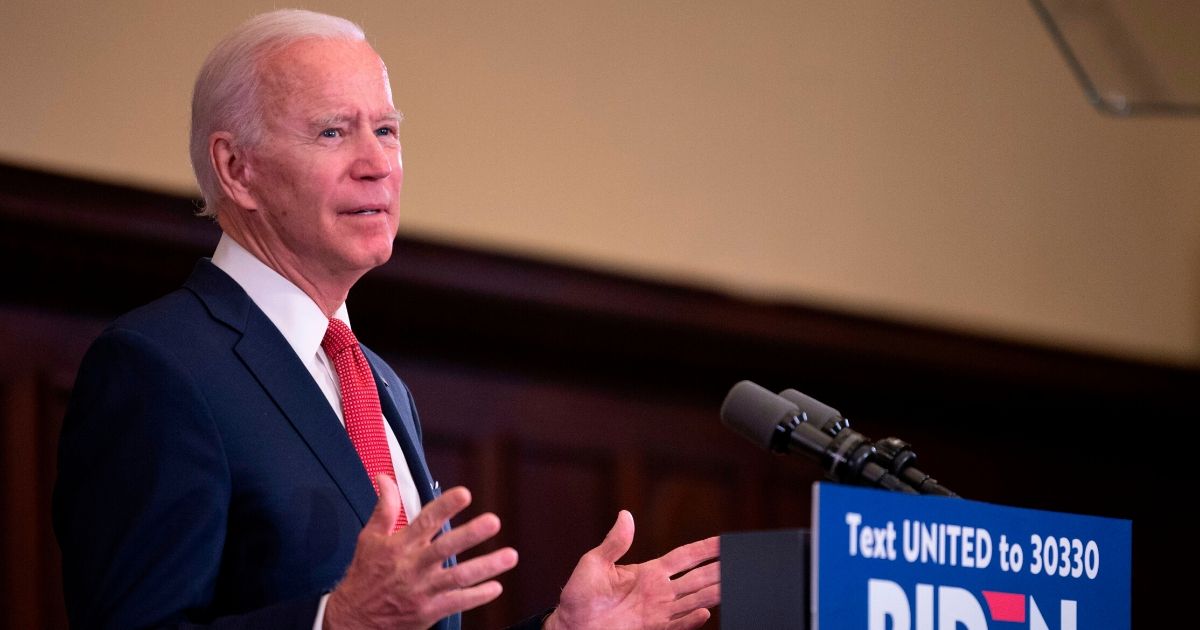Former Vice President Joe Biden speaks in Philadelphia on June 2.