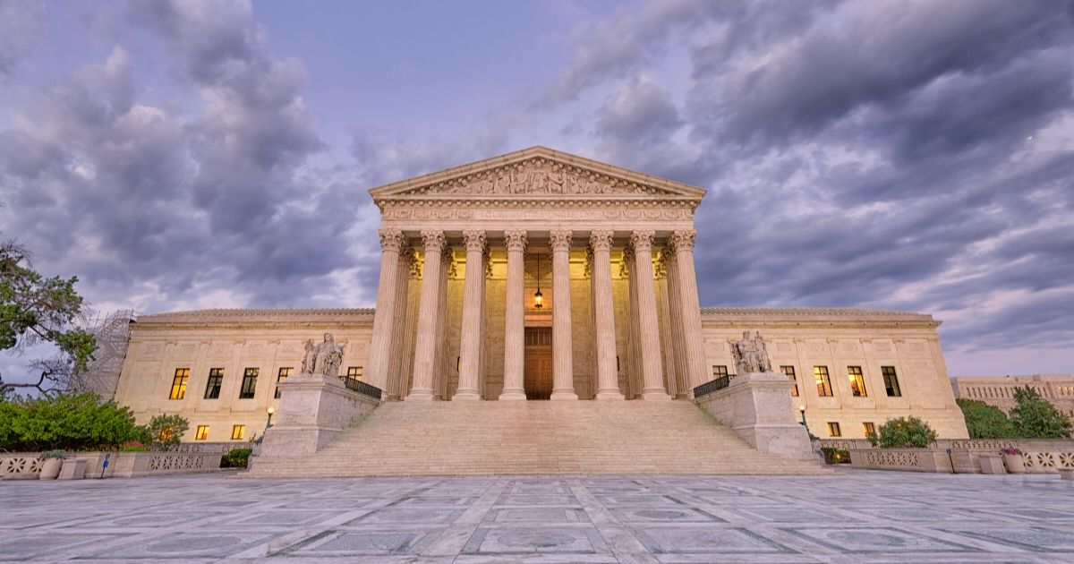 Stock image of the Supreme Court in Washington, D.C.
