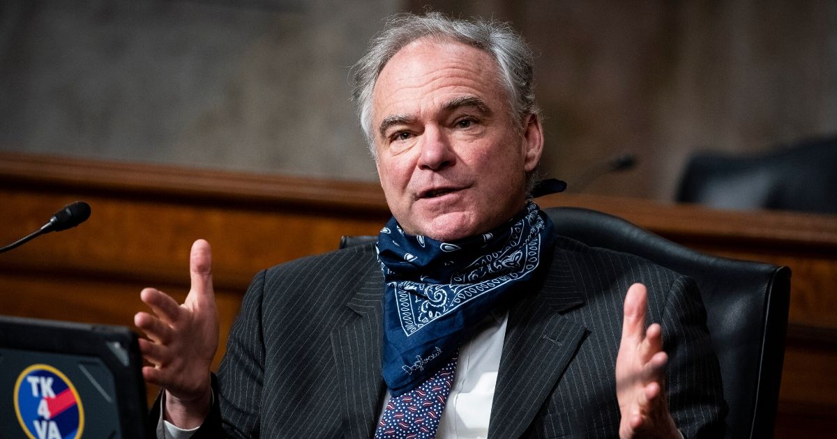 U.S. Sen. Tim Kaine pictured in a May file photo.