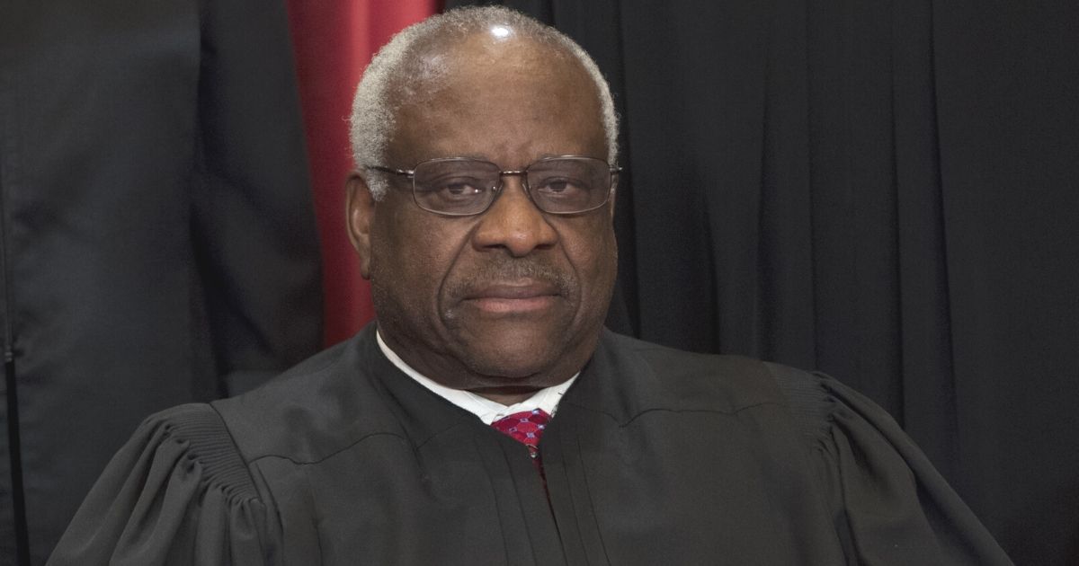 Supreme Court Justice Clarence Thomas, pictured in a 2017 file photo.