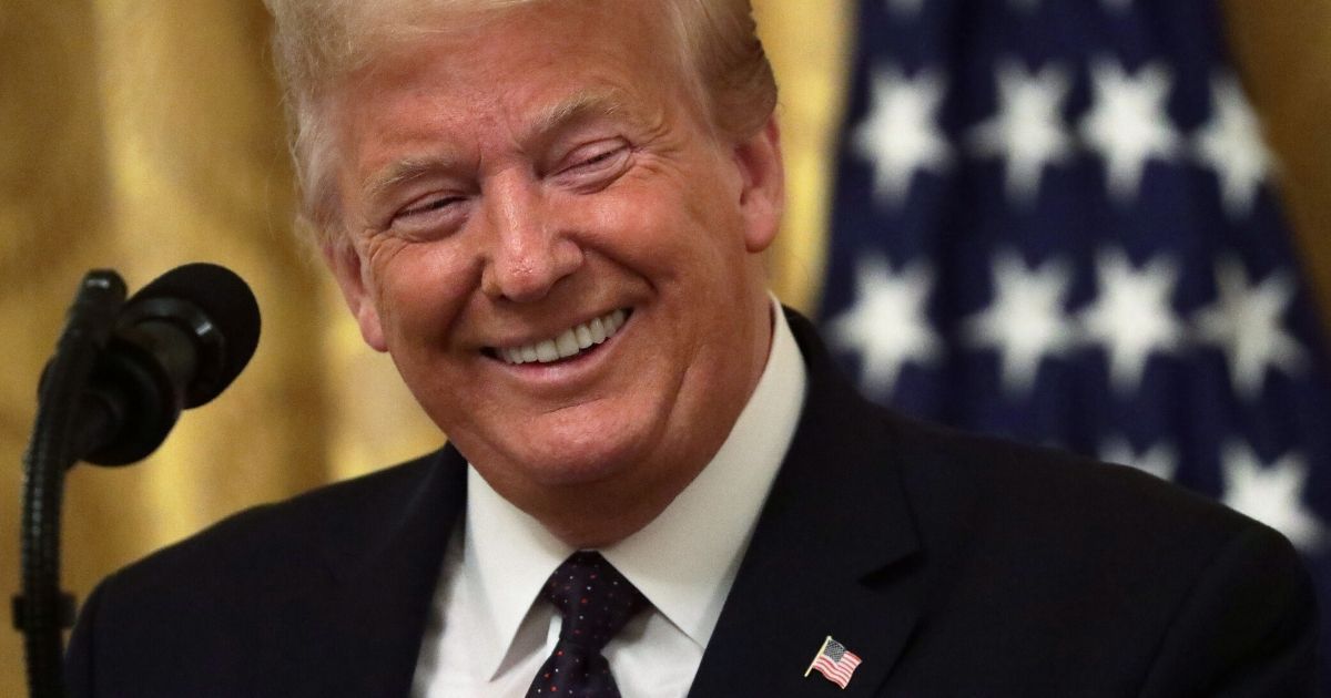 President Donald Trump speaks during an East Room event to announce the “PREVENTS Task Force” at the White House on June 17, 2020.