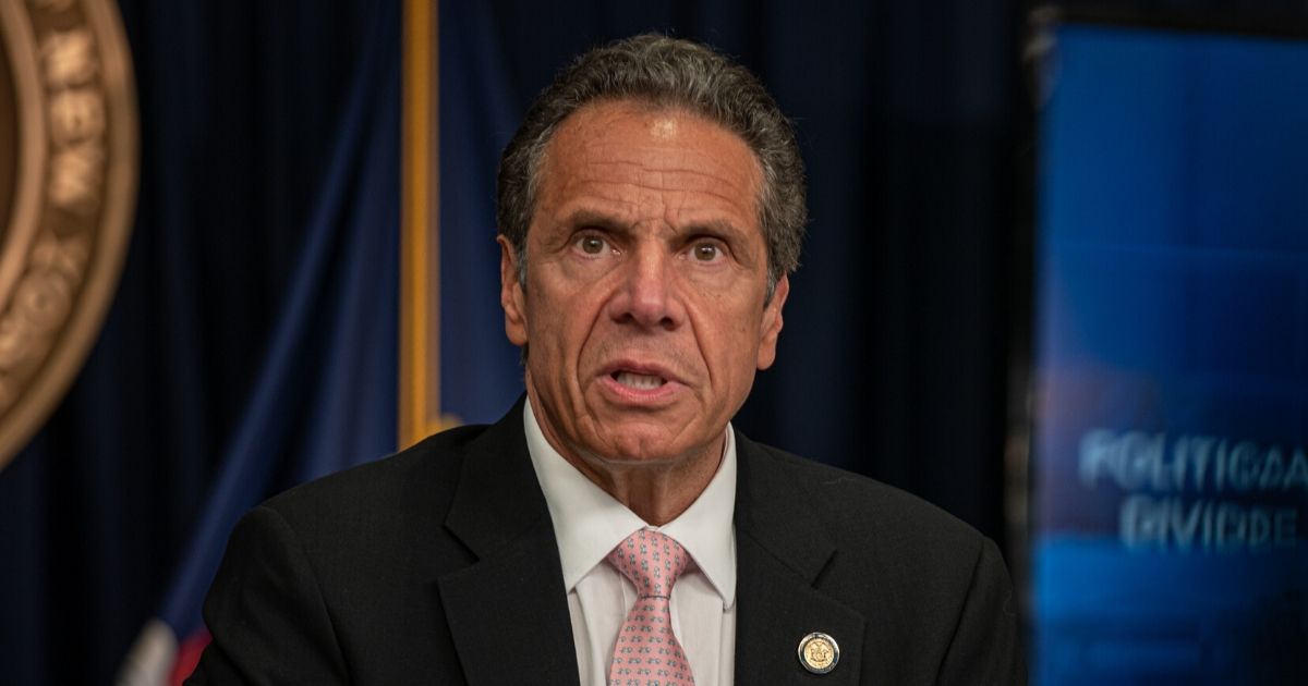New York Gov. Andrew Cuomo speaks during the daily media briefing at the Office of the Governor of the State of New York on June 12, 2020, in New York City.