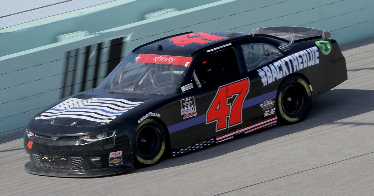 Kyle Weatherman drives during a NASCAR race in Homestead, Florida, earlier this month.