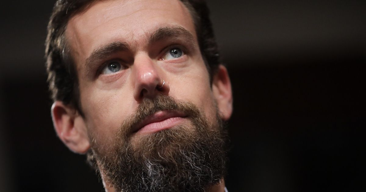 Twitter CEO Jack Dorsey looks on during a Senate Intelligence Committee hearing concerning foreign influence operations' use of social media platforms on September 5, 2018 in Washington, DC.
