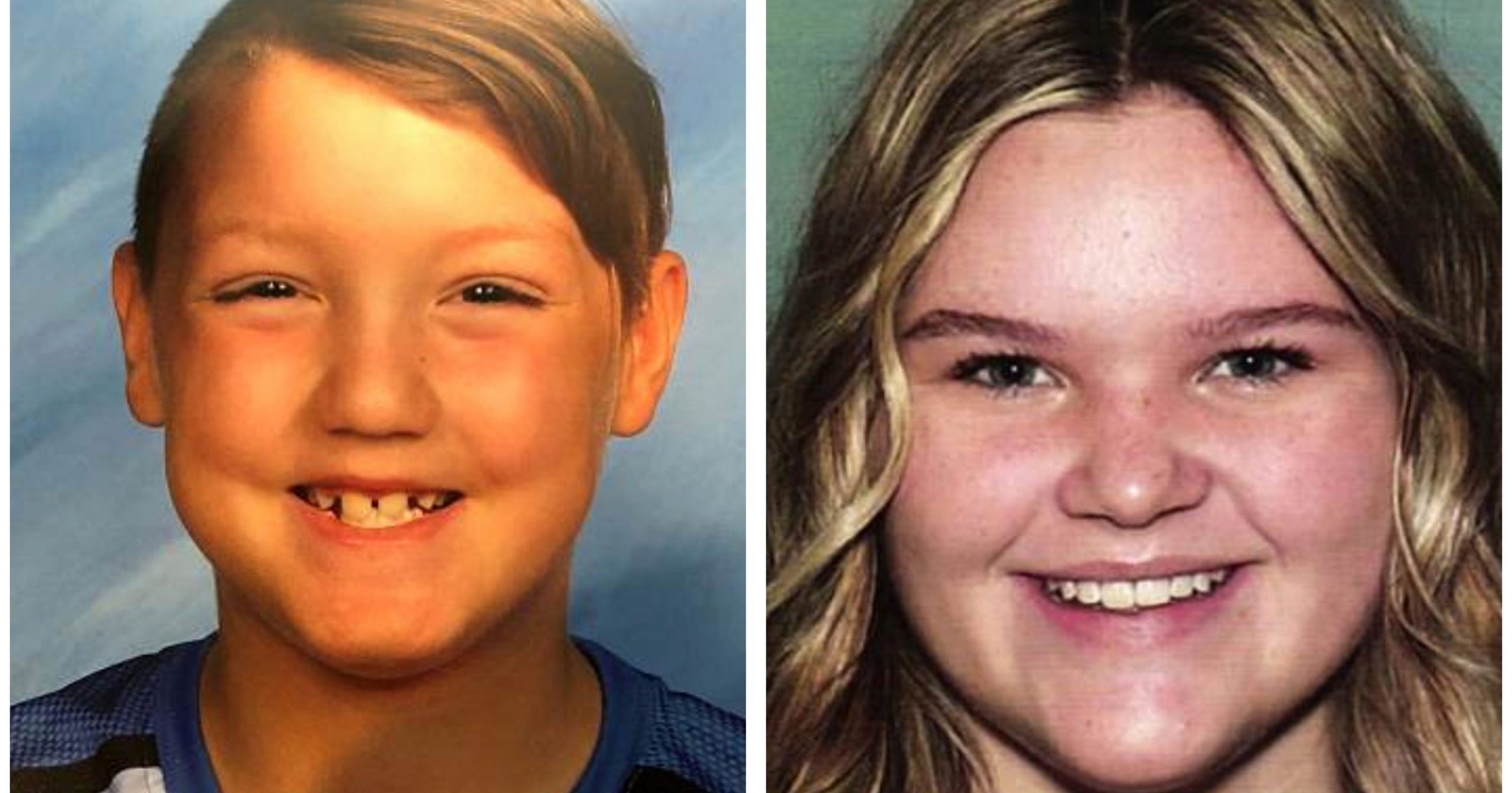 This combination of undated file photos released by the National Center for Missing & Exploited Children shows missing children Joshua "JJ" Vallow, left, and Tylee Ryan. Seven-year-old Joshua and Ryan, 17, haven't been seen since September, and police say both Chad and Lori Daybell lied to investigators about the children's whereabouts.