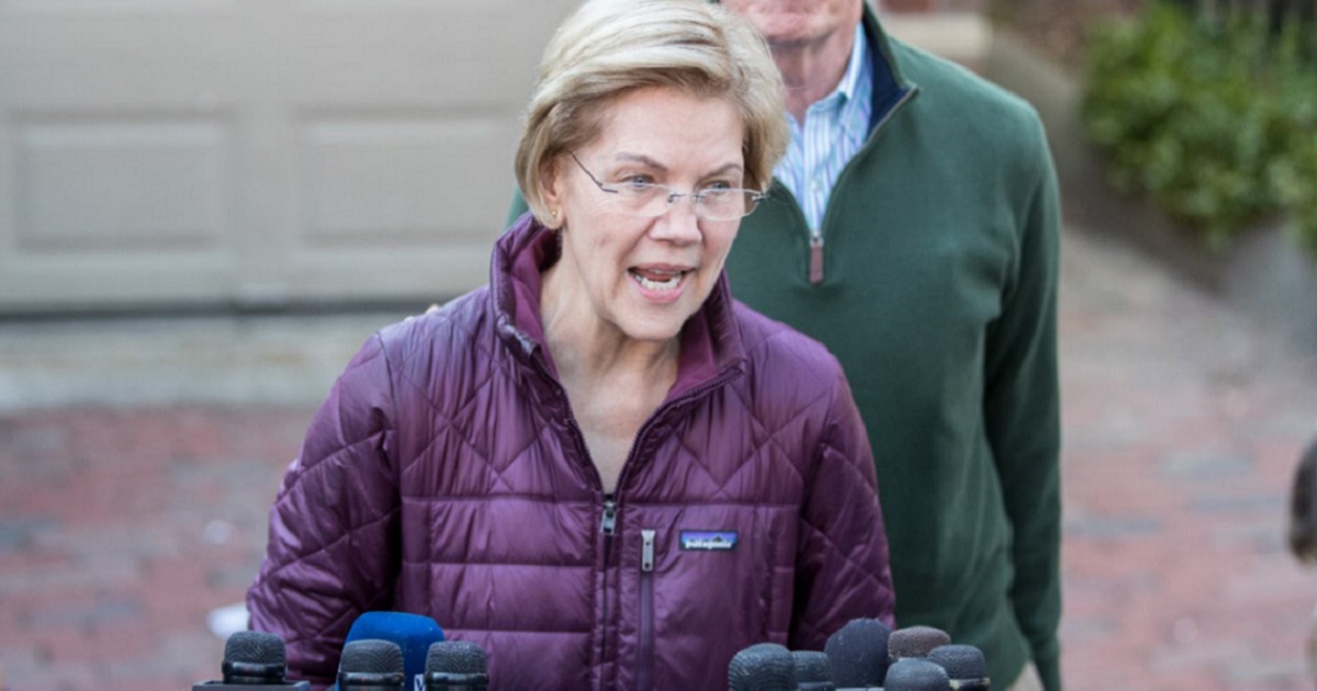 Massachusetts Sen. Elizabeth Warren, pictured in a March file photo announcing she was suspending her campaign for the Democratic presidential nomination.