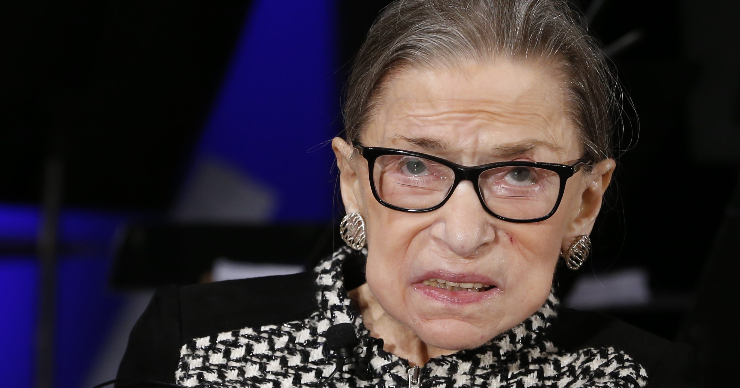 In this Dec. 17, 2019, file photo, Supreme Court Justice Ruth Bader Ginsburg speaks at the National Museum of Women in the Arts in Washington, D.C.