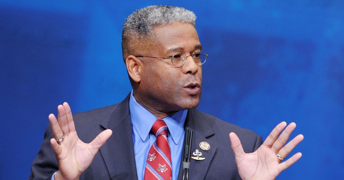 Then-Republican Rep. Allen West of Florida speaks during an address to the 39th Conservative Political Action Committee Feb. 10, 2012, in Washington, D.C.