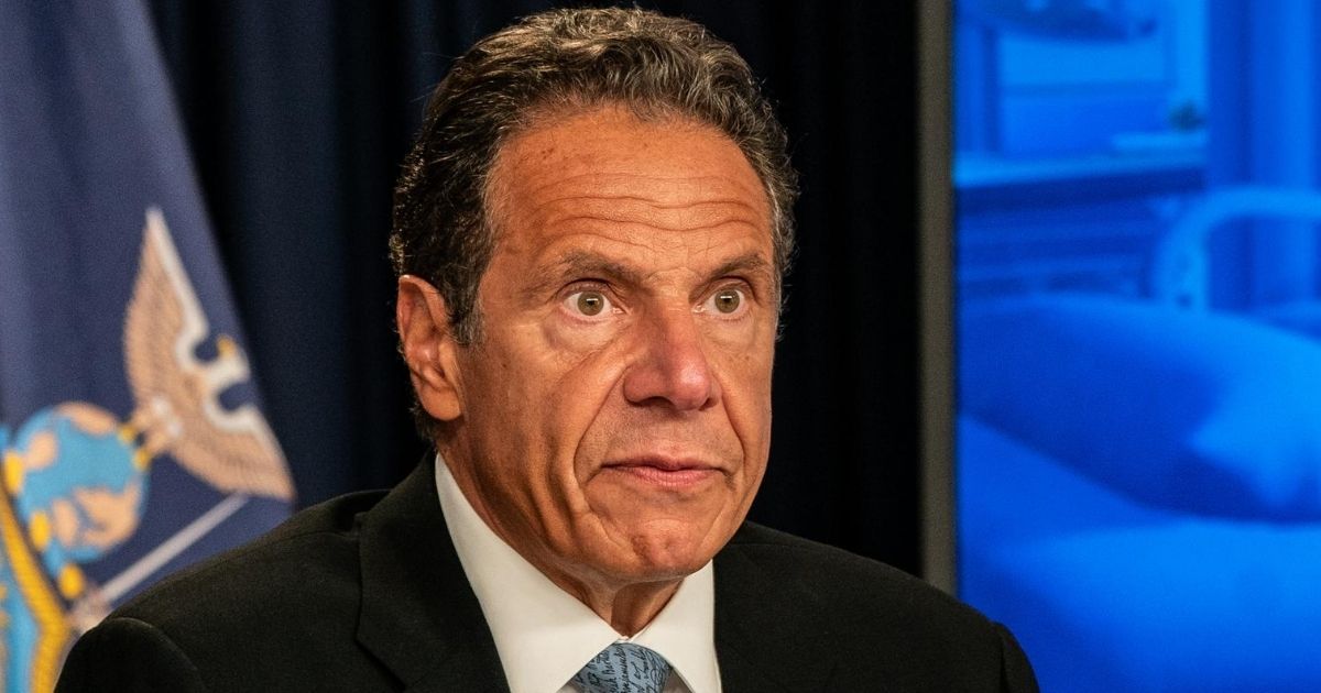 New York Gov. Andrew Cuomo speaks during a media briefing in New York City on July 23, 2020.