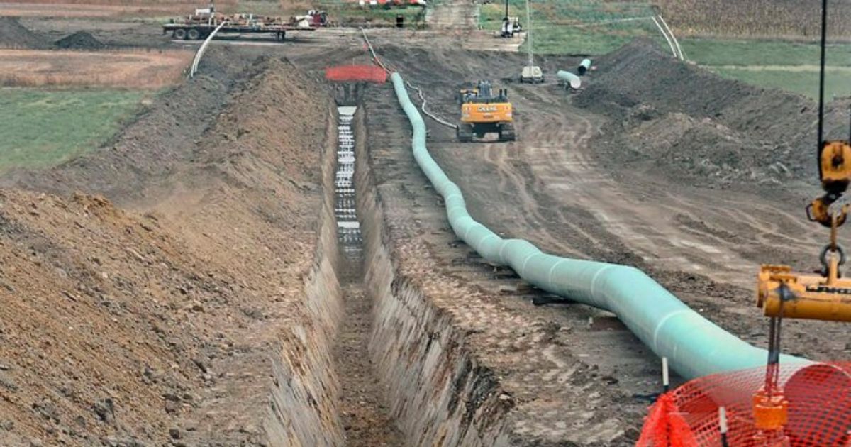 Construction of the Dakota Access Pipeline.