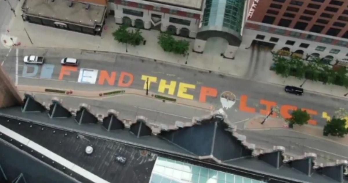 Besides toppling statues and defacing monuments, protesters have vandalized public property with their messages, including in Milwaukee where they painted "Defund the Police" in large block letters along the street which runs in front of Milwaukee City Hall, according to Urban Milwaukee.