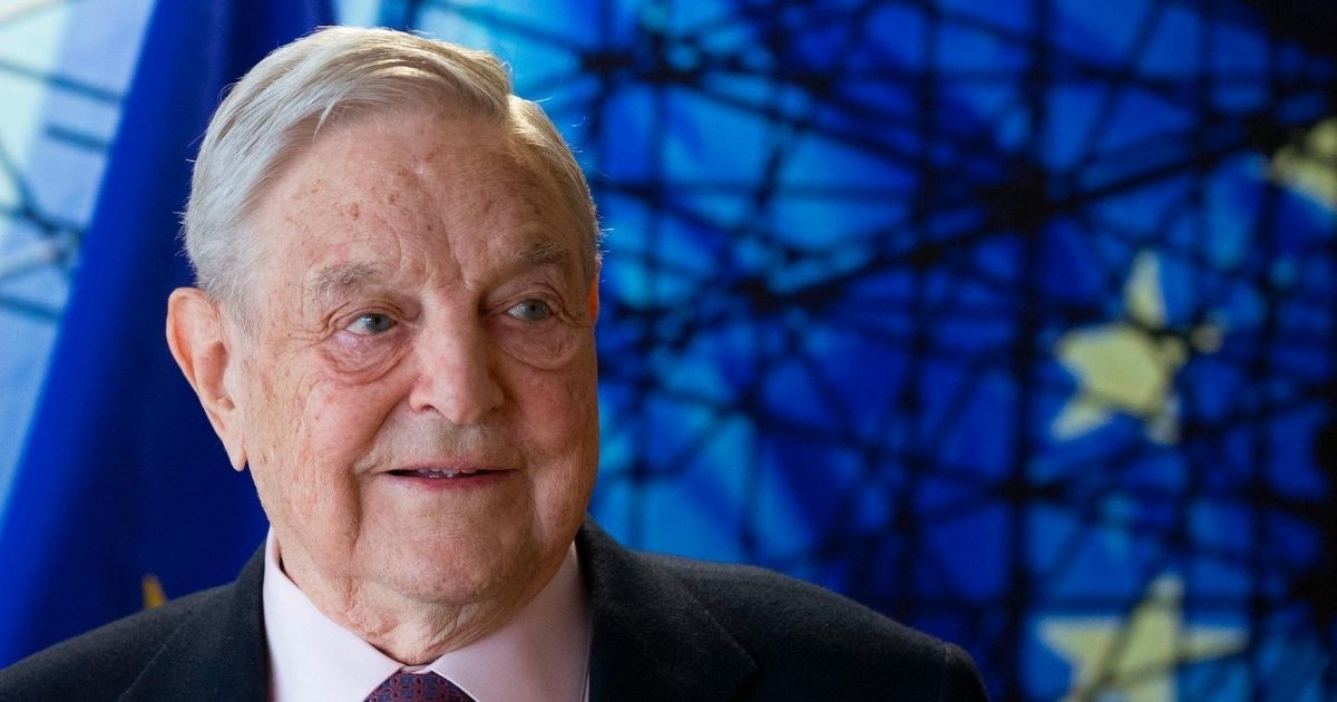 George Soros, founder and chairman of the Open Society Foundations, arrives for a meeting in Brussels, on April 27, 2017.