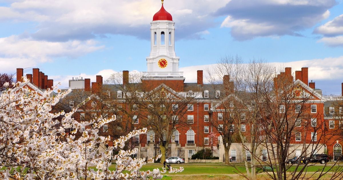 The campus of Harvard University is seen in the stock image above.