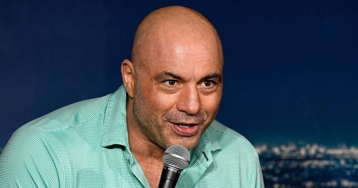 Comedian Joe Rogan performs during his appearance at The Ice House Comedy Club on March 15, 2019, in Pasadena, California.