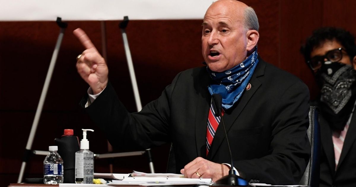 Texas Republican Rep. Louie Gohmert speaks during a House Judiciary Committee hearing on Capitol Hill in Washington on June 24, 2020.