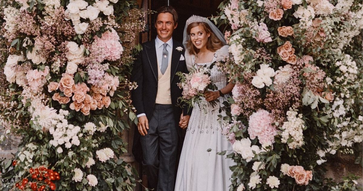 Princess Beatrice and Edoardo Mapelli Mozzi at their wedding.