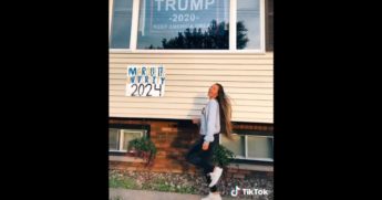 Samantha Pfefferle, who was admitted to Marquette University's Class of 2024, dances and sings in a TikTok video.