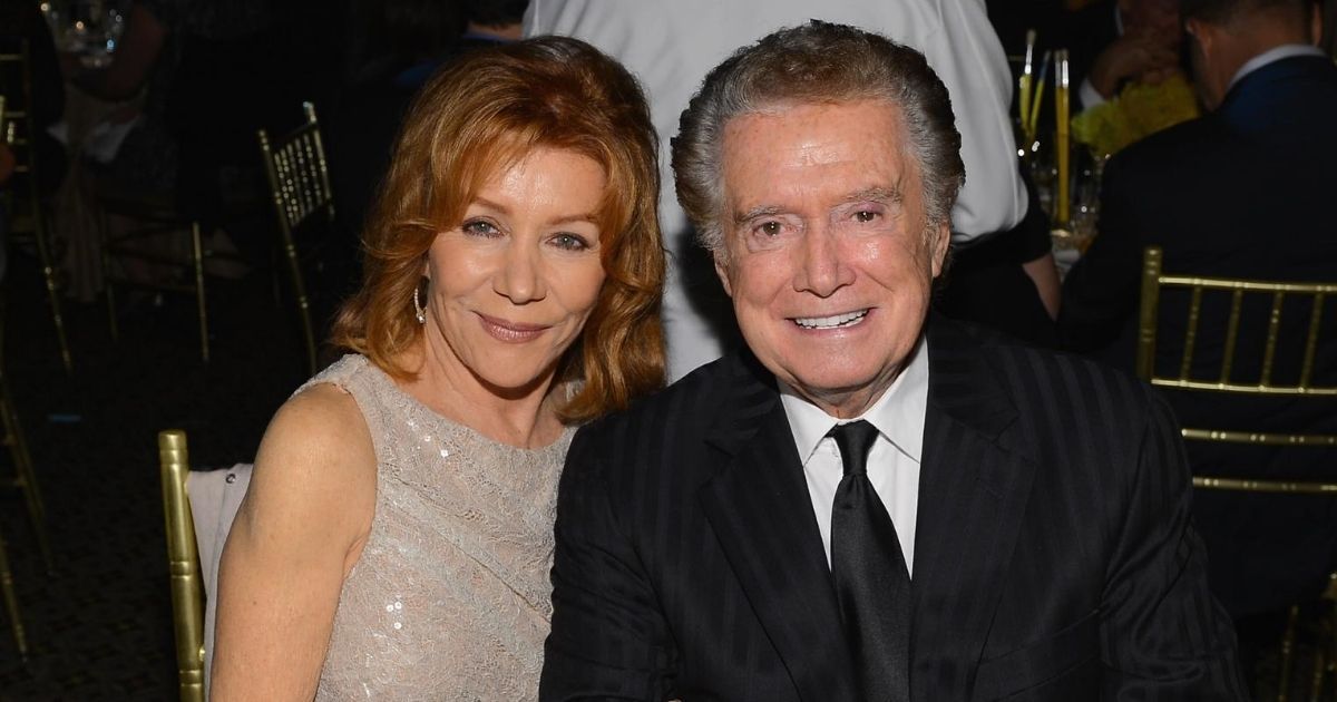 Joy Philbin, left, and Regis Philbin attend the Exploring the Arts Gala hosted by Tony Bennett and Susan Benedetto at Cipriani 42nd Street on Oct. 4, 2012, in New York City.