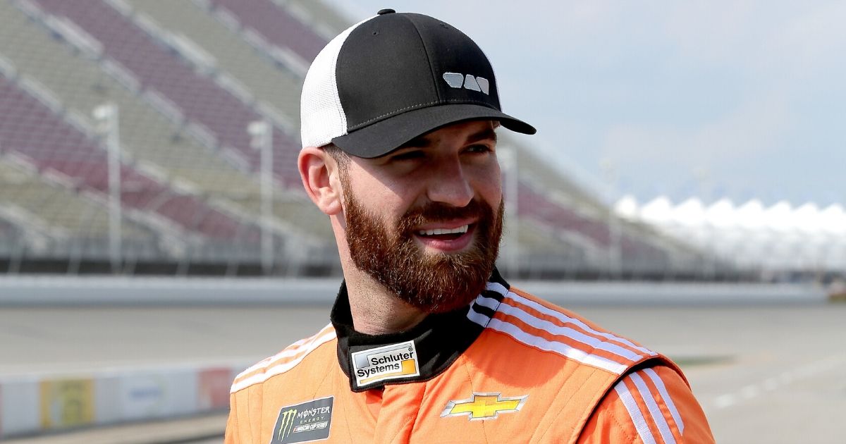 NASCAR driver Corey LaJoie, pictured in a 2018 file photo.