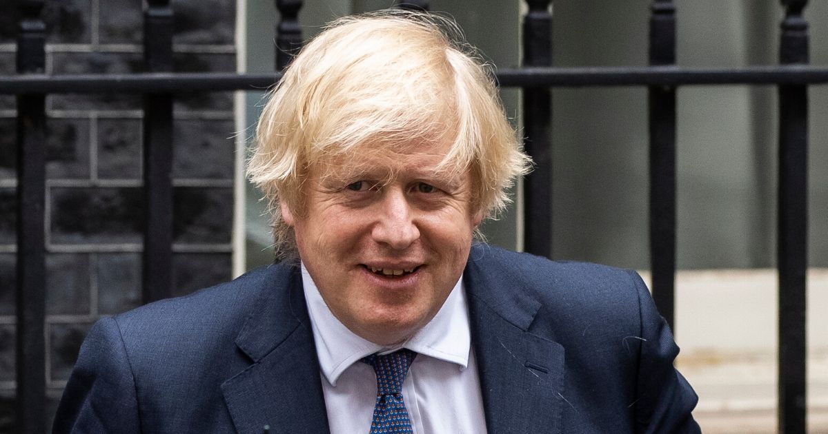 British Prime Minister Boris Johnson leaves 10 Downing Street to attend the weekly Prime Ministers Questions on July 1, 2020, in London.