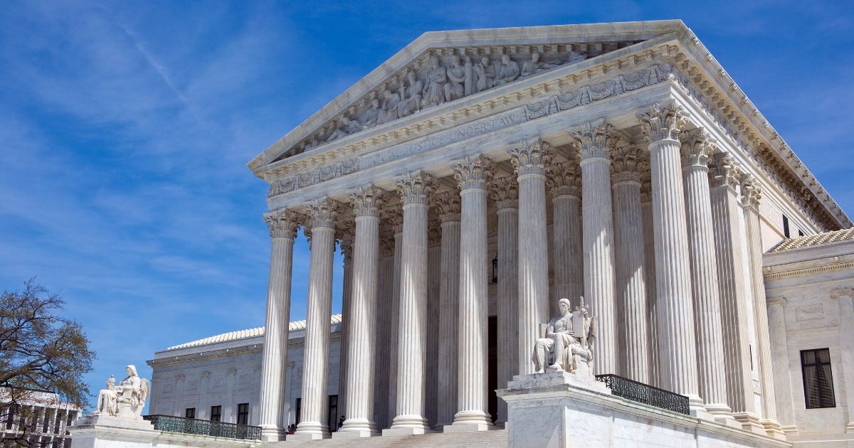 The Supreme Court building in Washington