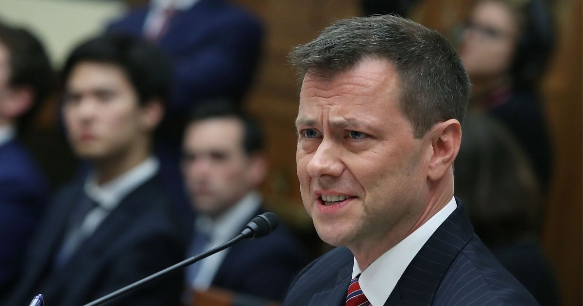 Deputy Assistant FBI Director Peter Strzok speaks during a joint committee hearing of the House Judiciary and Oversight and Government Reform committees in the Rayburn House Office Building on Capitol Hill July 12, 2018, in Washington, D.C.