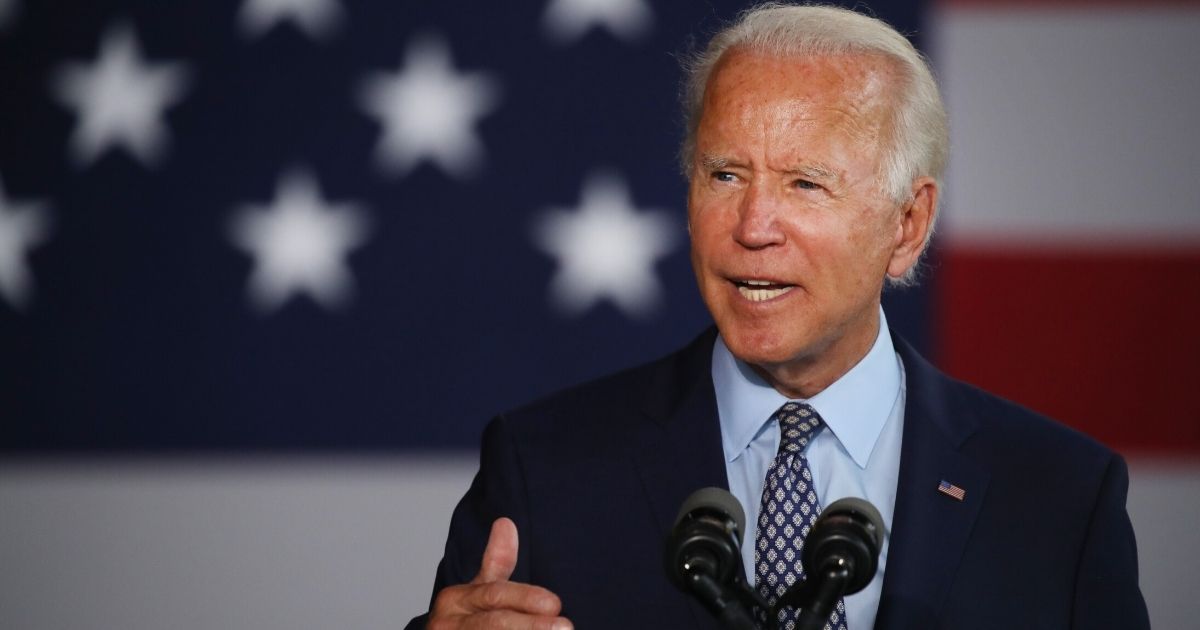Former Vice President Joe Biden, pictured speaking at a July 9 appearance in Dunmore, Pennsylvania.