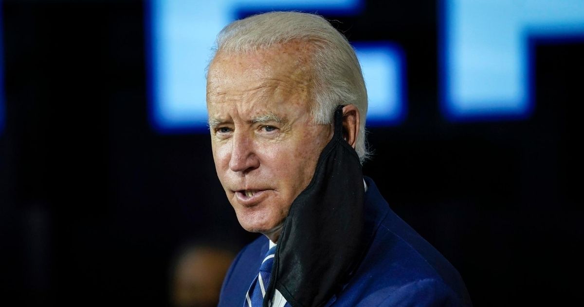 Former Vice President Joe Biden, the presumptive Democratic presidential nominee, speaks about economic recovery during a campaign event at Colonial Early Education Program at the Colwyck Center on July 21, 2020, in New Castle, Delaware.