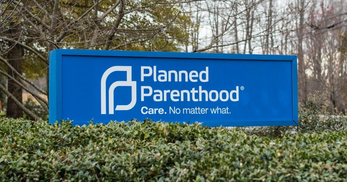 A sign at a Planned Parenthood location in Charlottesville, Virginia, is pictured above.