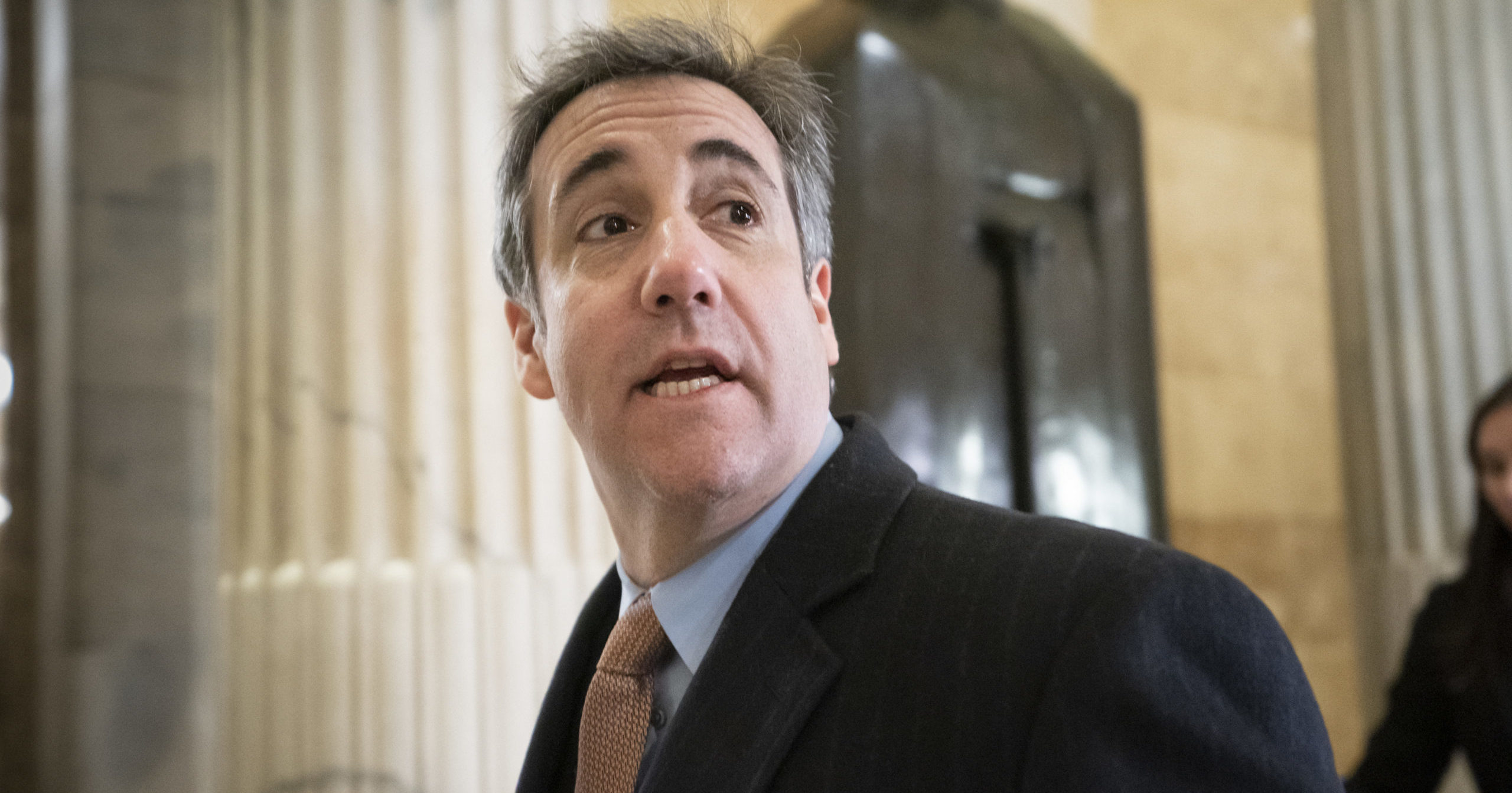 In this March 6, 2019, file photo, Michael Cohen, President Donald Trump's former lawyer, returns to testify on Capitol Hill in Washington, D.C.
