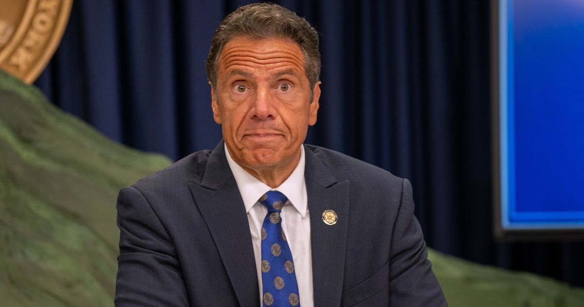 New York Governor Andrew Cuomo speaks during a news briefing on July 6, 2020, in New York City.