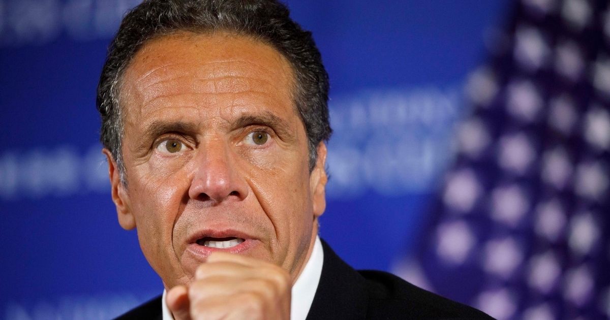 In this May 27, 2020, file photo, New York Gov. Andrew Cuomo speaks during a news conference at the National Press Club in Washington.